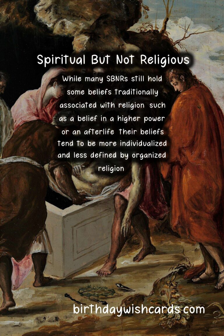 Religion: The Rise of Spiritual But Not Religious: Impact on Traditional Practices