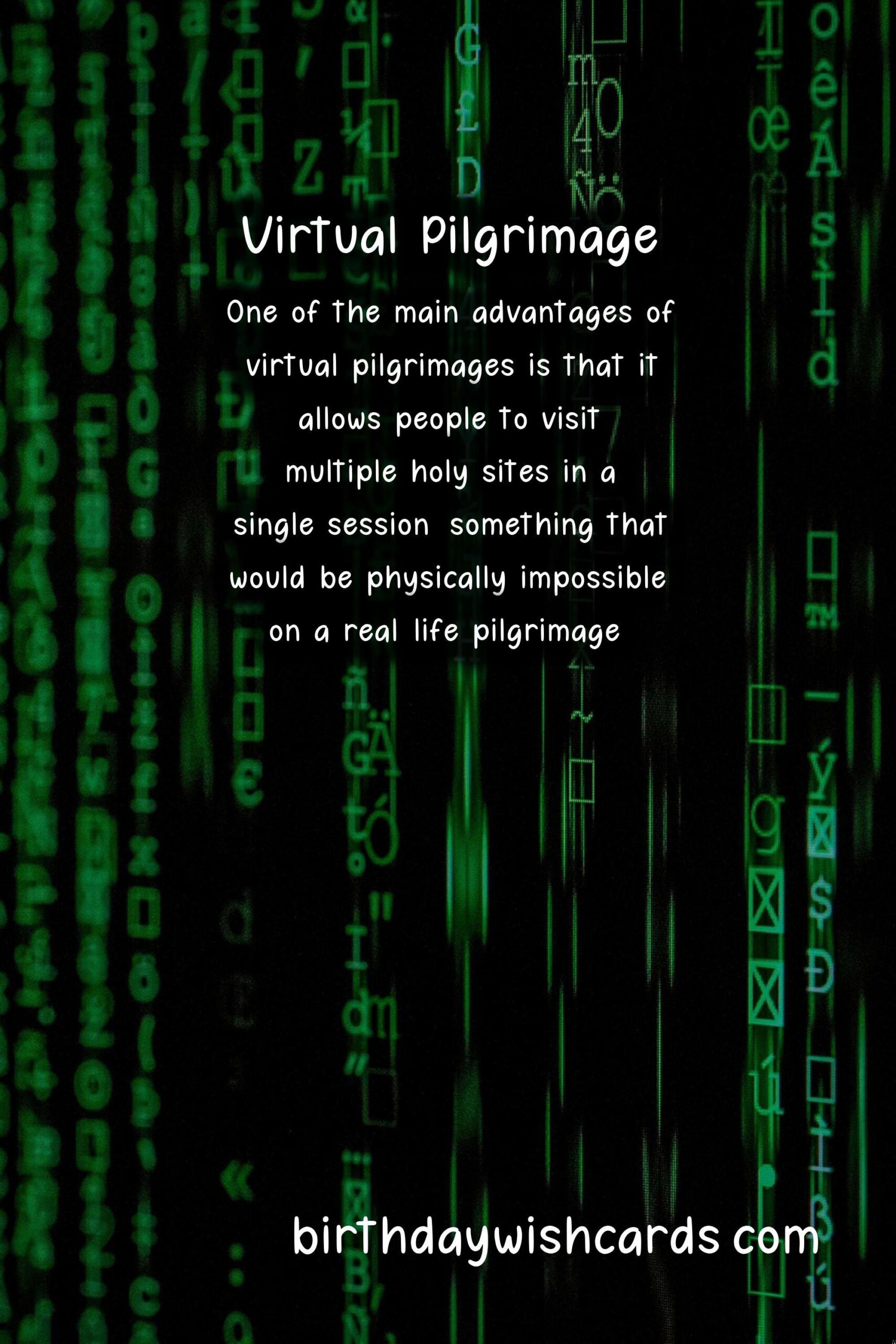 Religious Tourism in the Digital Age: Pilgrimages and Virtual Visits