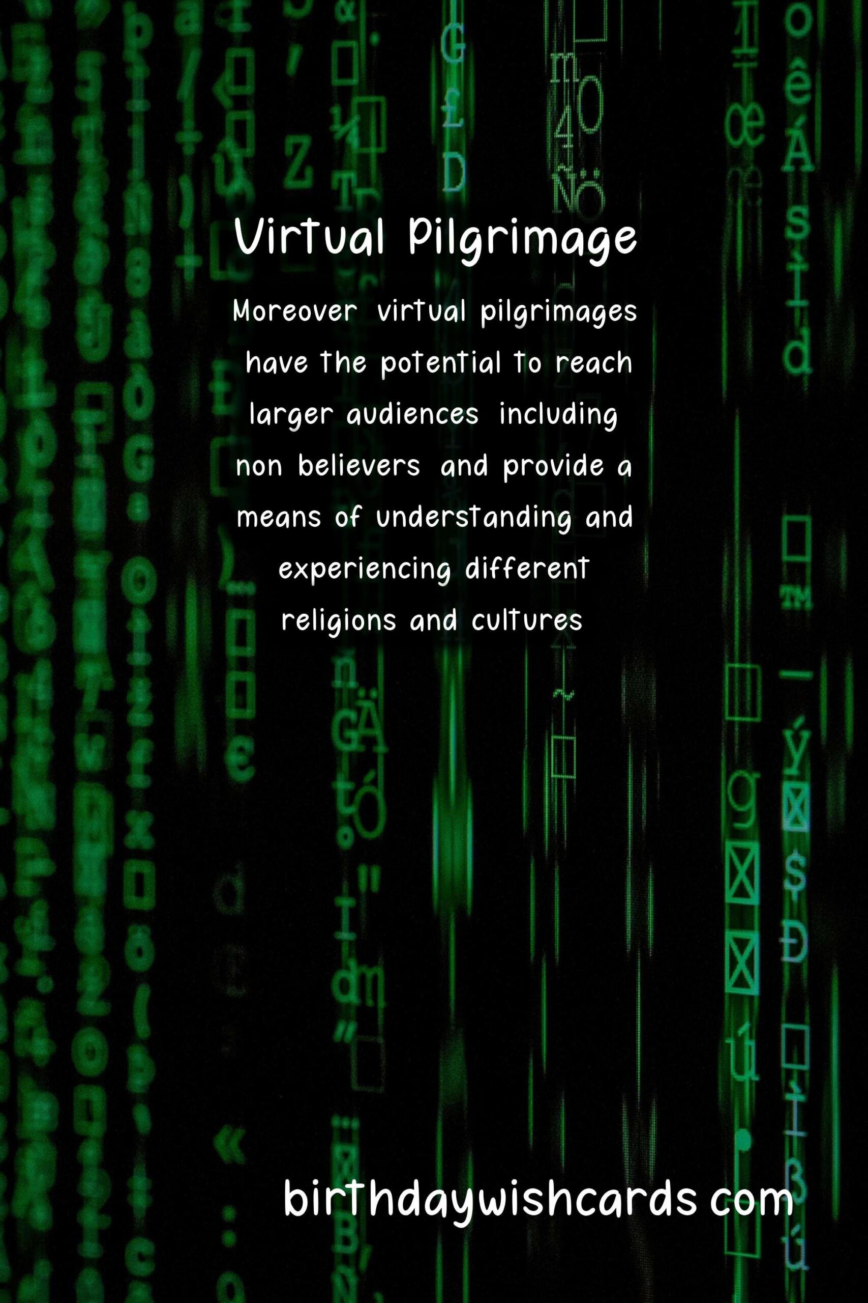 Religious Tourism in the Digital Age: Pilgrimages and Virtual Visits