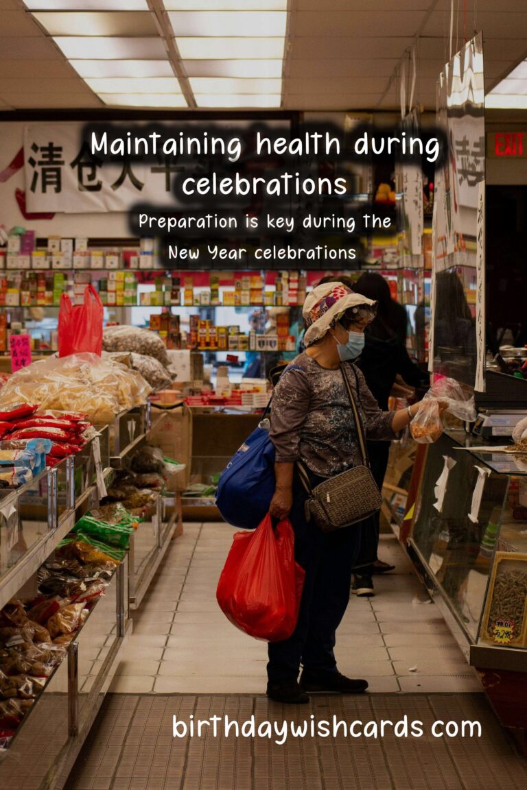 Tips for Maintaining Health During Chinese New Year