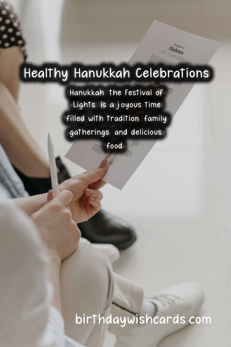 Tips for Maintaining Health During Hanukkah