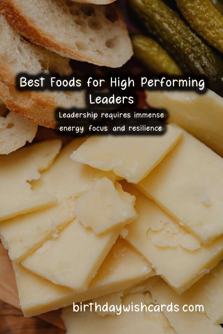 Top 10 Foods for Bosses: Fuel Your Leadership