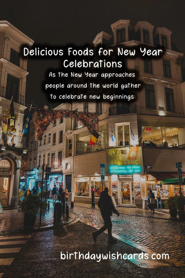Top 10 Foods for New Year Celebrations
