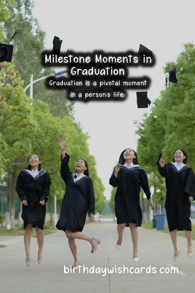 Top 10 Milestone Moments in the Life of Graduation