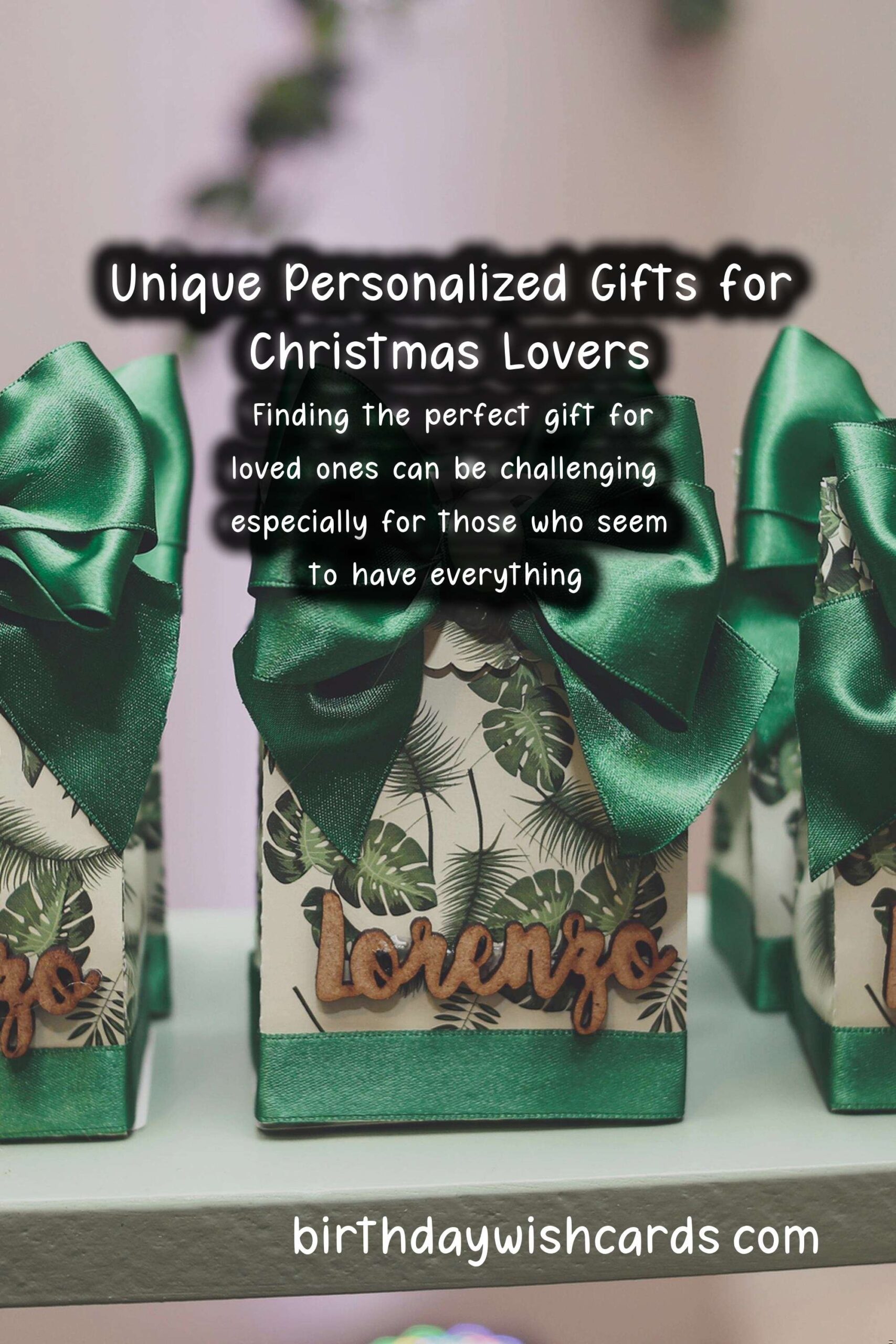 Unique Personalized Gifts for Christmas Lovers