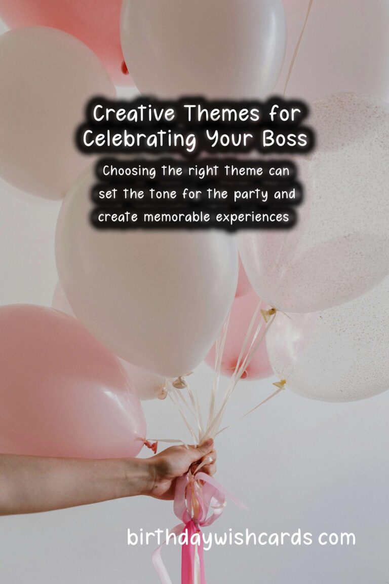 10 Exciting Bosses Birthday Party Themes to Try This Year
