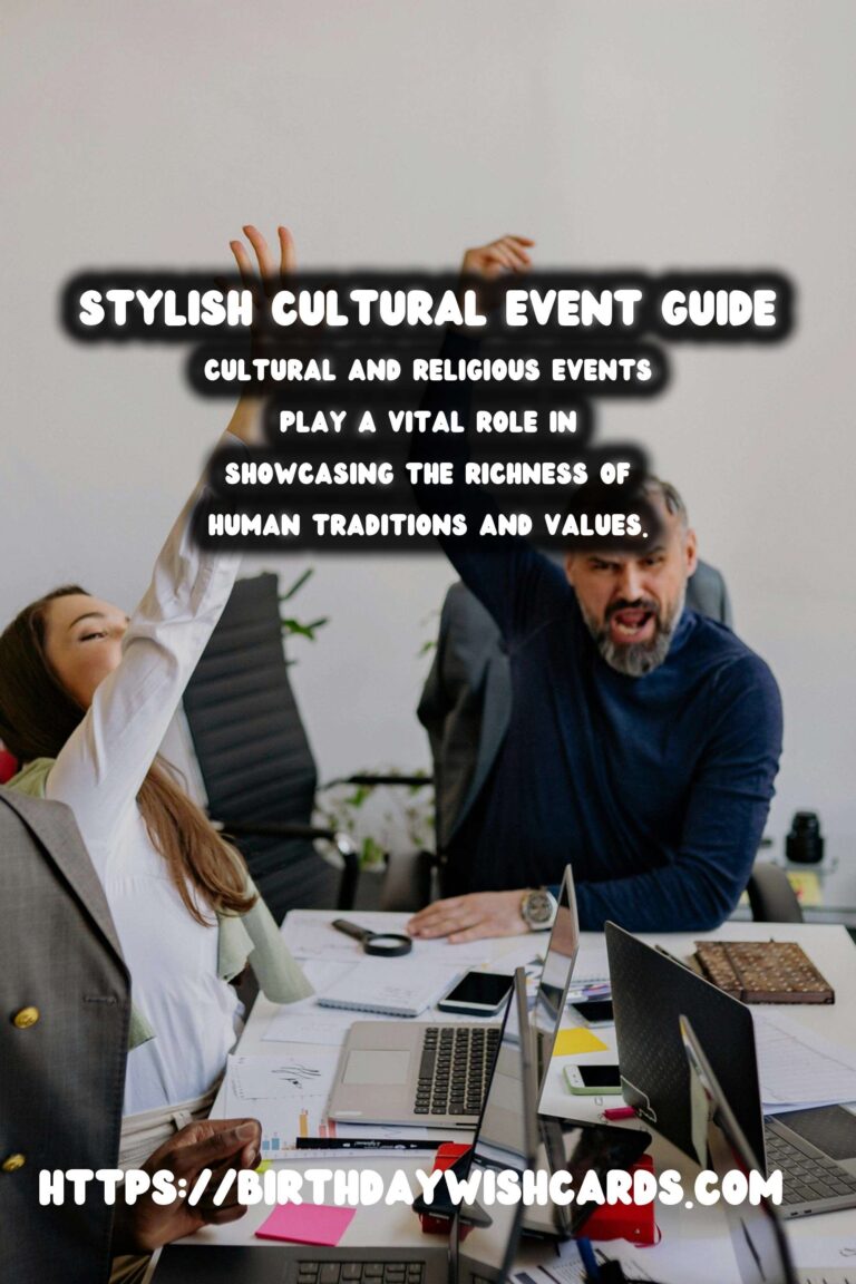 10 Stylish Cultural Event Guide Ideas for Cultural & Religious Events