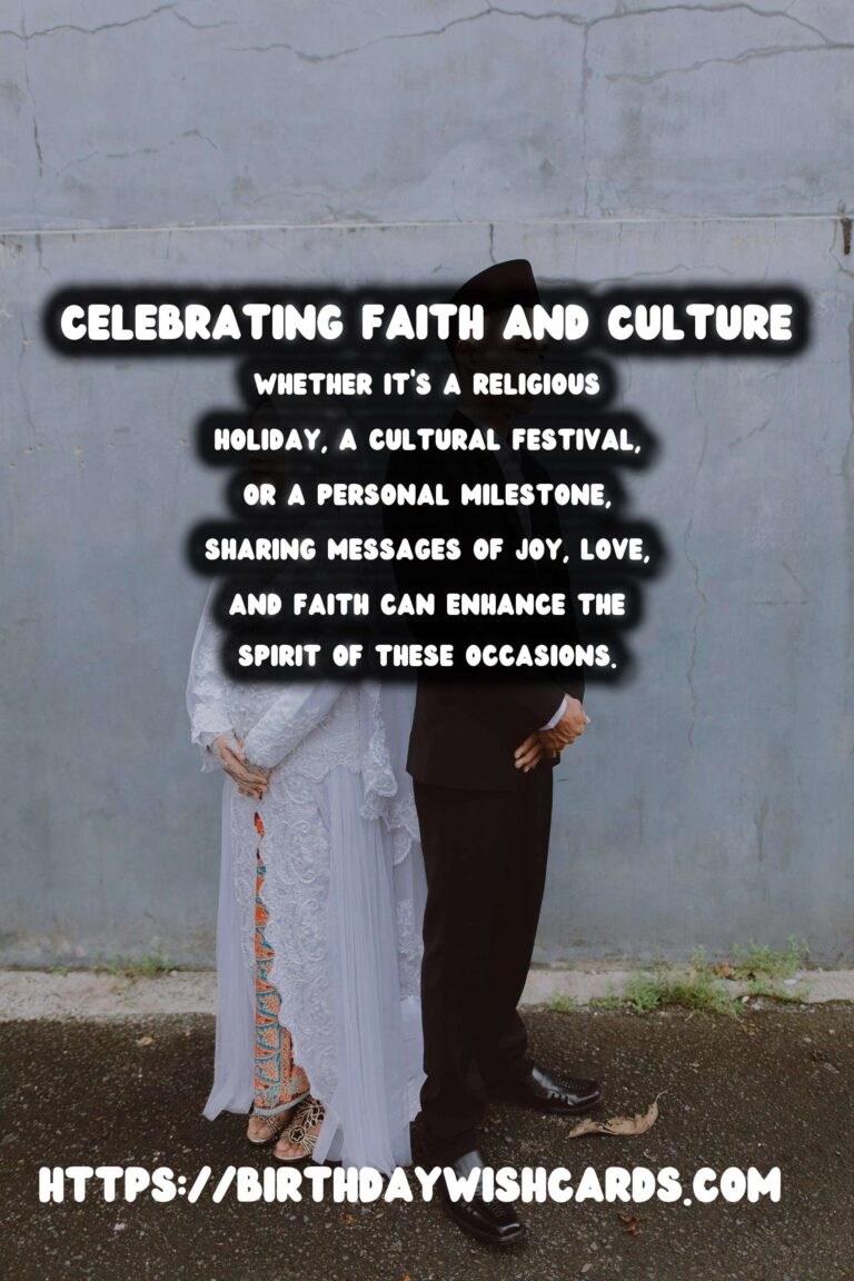 100 Elegant Faith Celebration Messages Ideas for Cultural & Religious Events