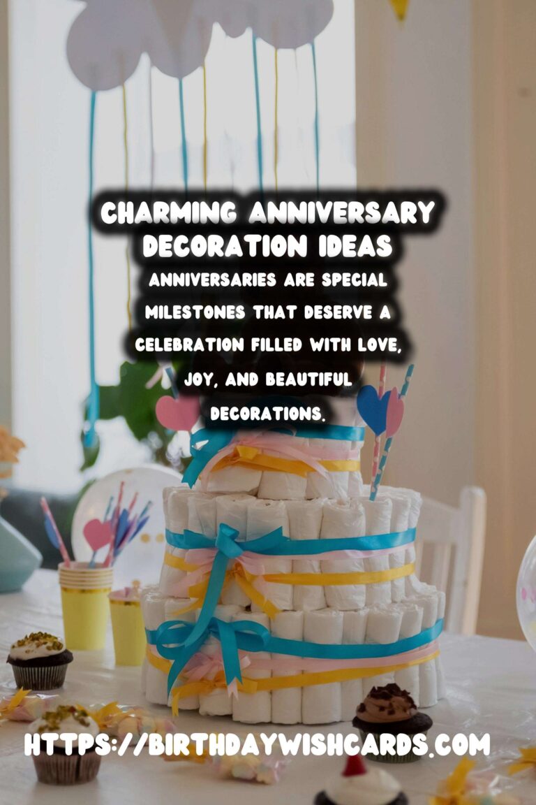 25 Charming Anniversary Decoration Ideas for Memorable Celebrations