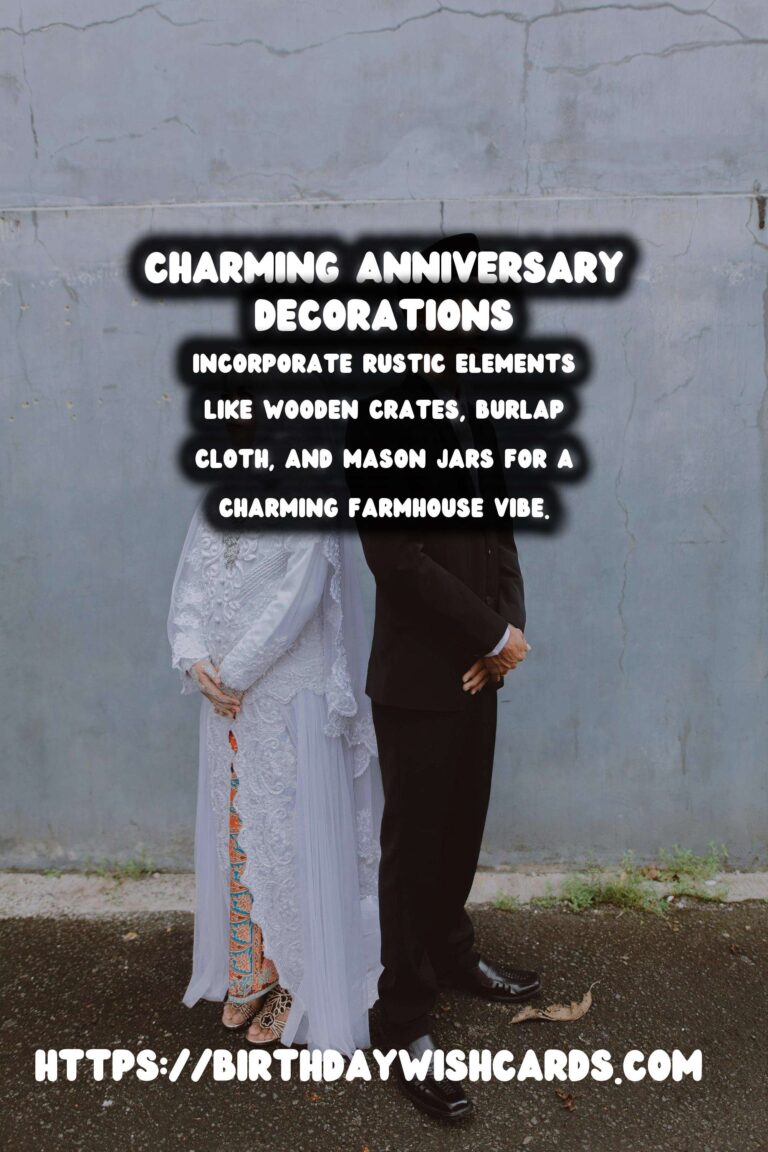 30 Charming Anniversary Decoration Ideas for Unforgettable Celebrations