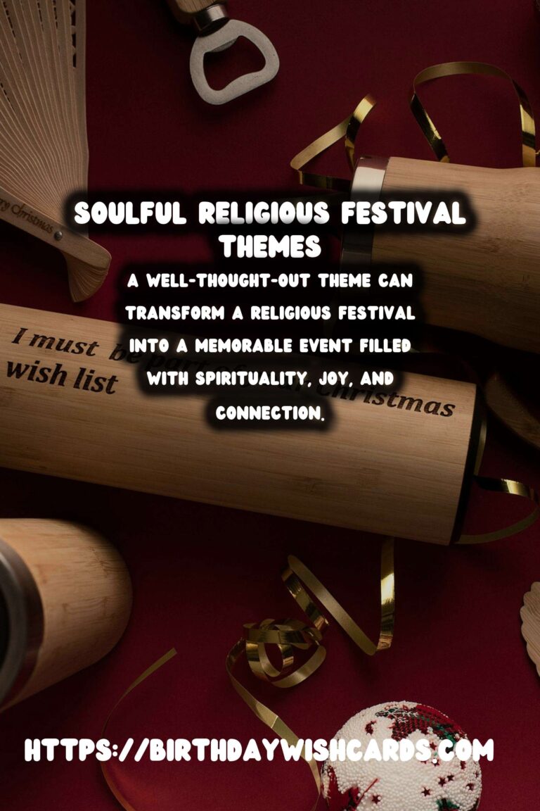 50 Soulful Religious Festival Themes Ideas for Cultural & Religious Events