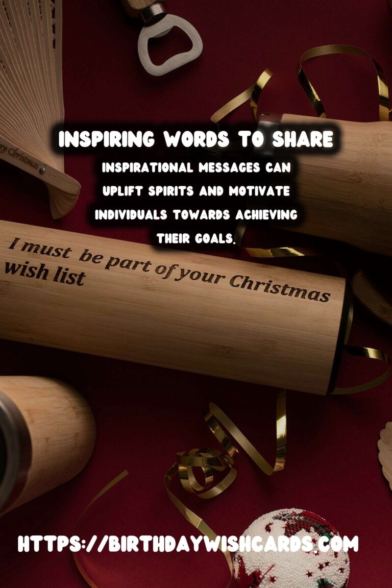 Amazing Ways to Write Inspirational Messages