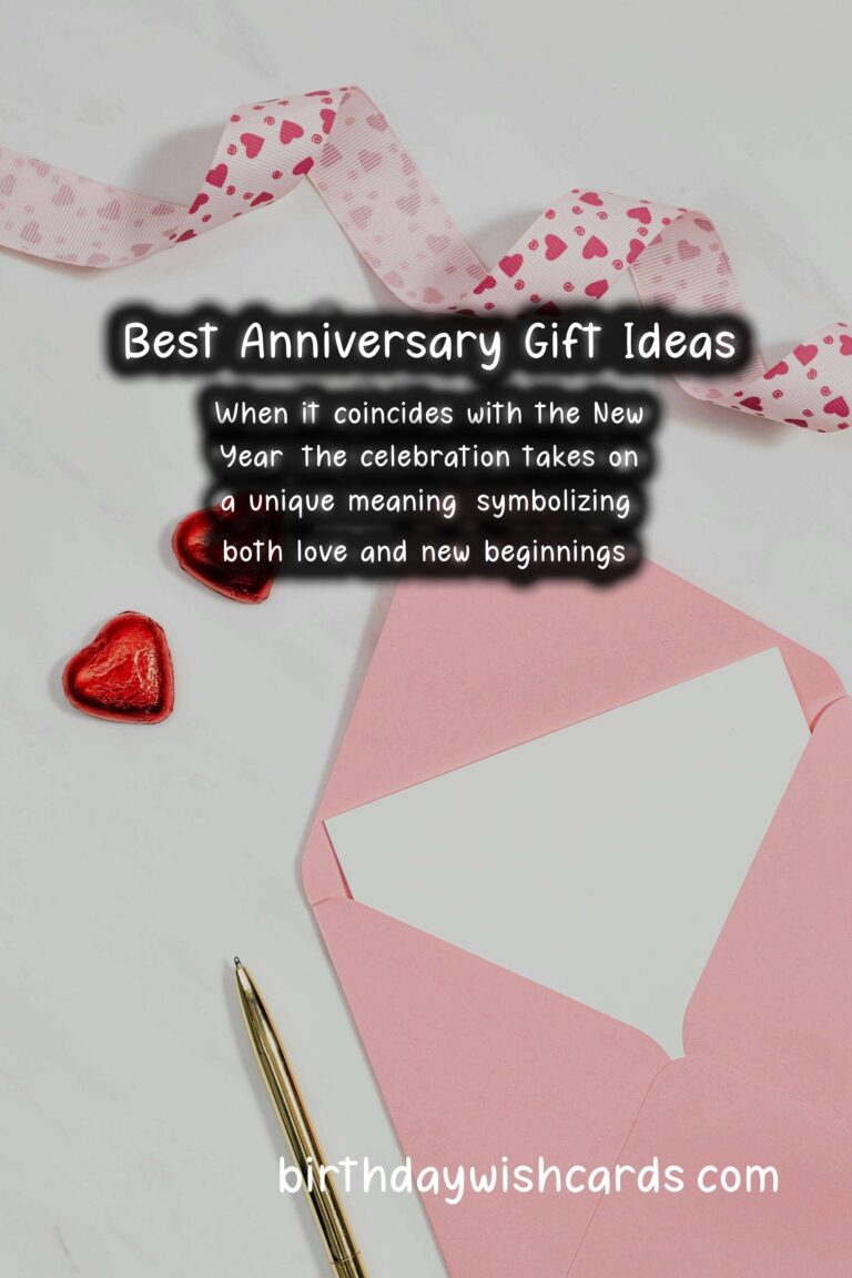 Best Anniversary Gift Ideas for New Year