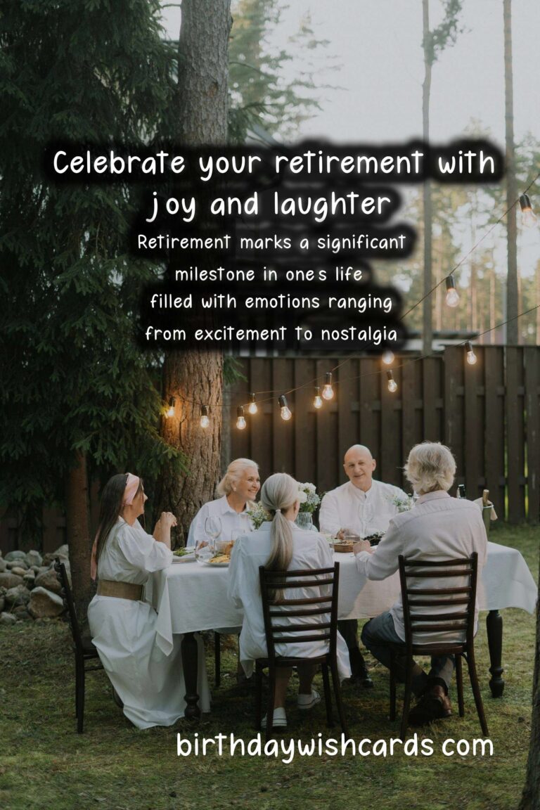 Best Greetings for Retirement: Celebrating a New Chapter in Life