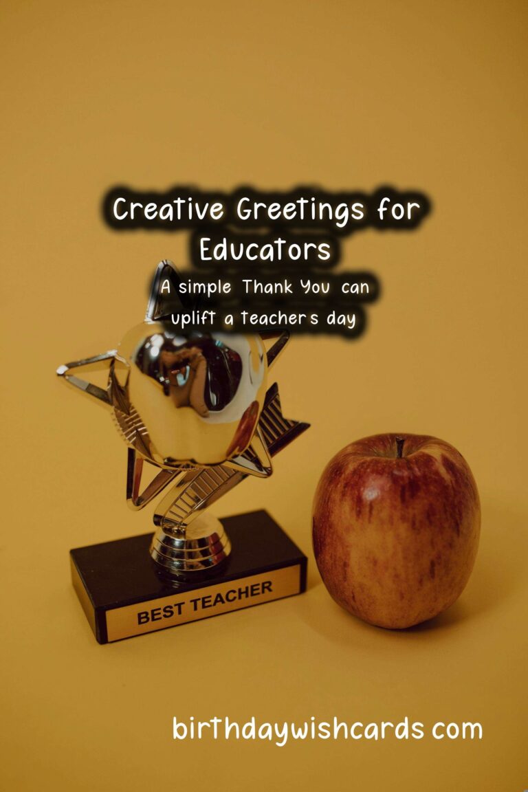 Best Greetings for Teachers: A Comprehensive Guide