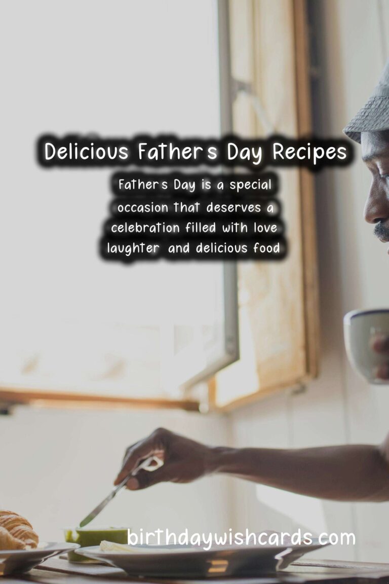 Best Seasonal Recipes for Father’s Day