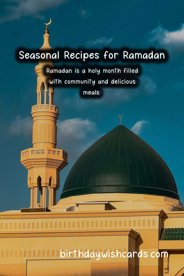 Best Seasonal Recipes for Ramadan