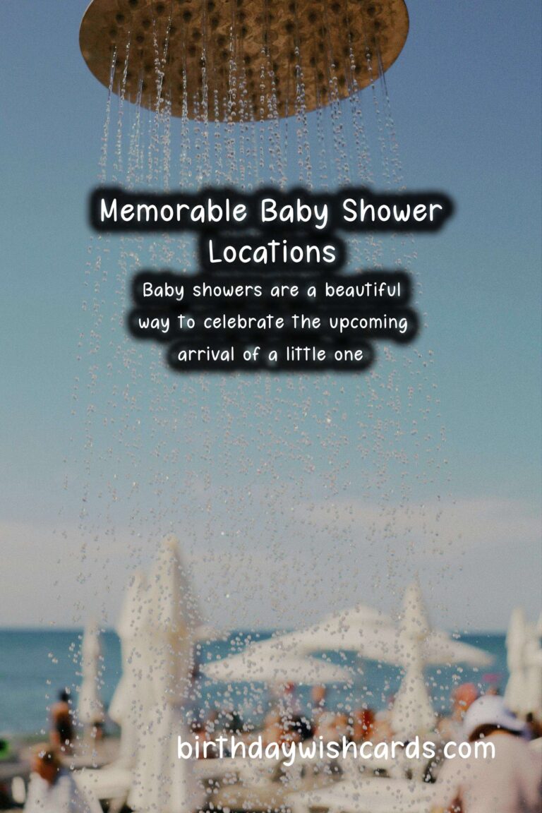 Best Travel Destinations for Baby Shower Celebrations