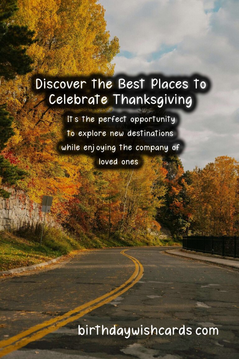 Best Travel Destinations for Thanksgiving