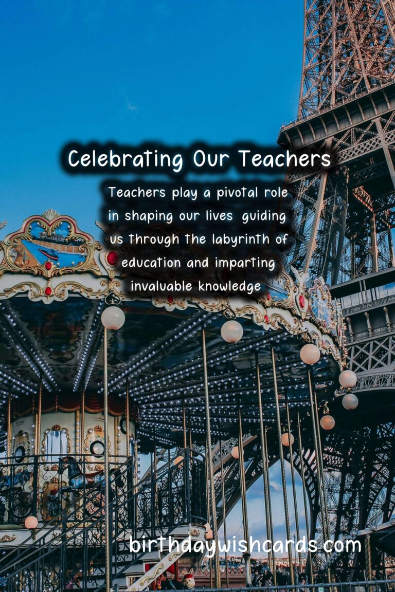 Best Wishes and Messages for Teachers