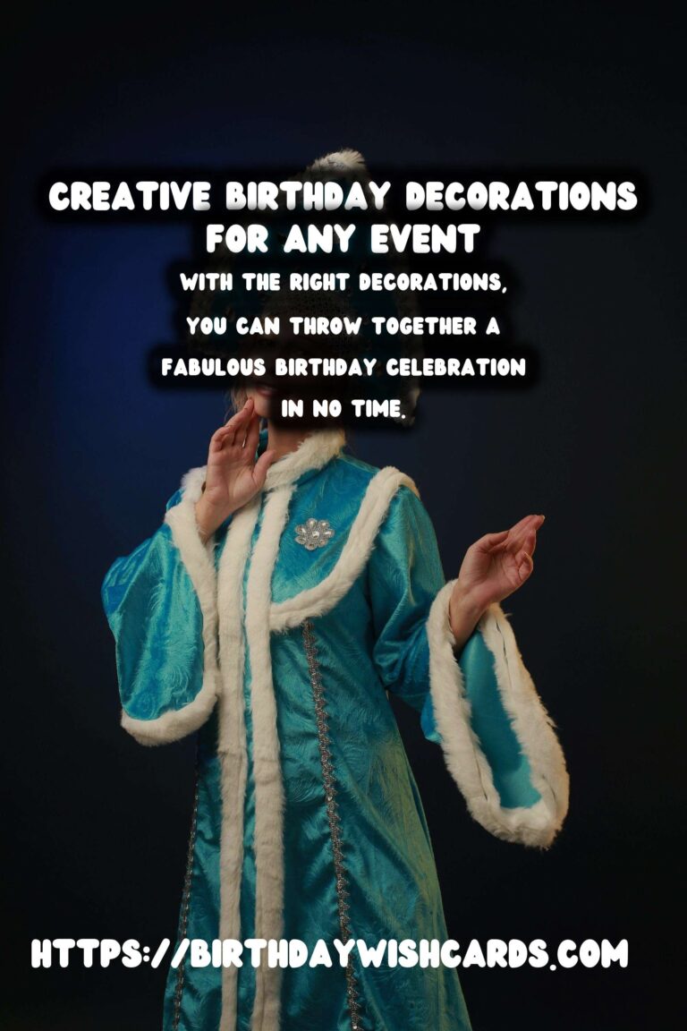 Charming Birthday Decorations For Last-Minute Planning