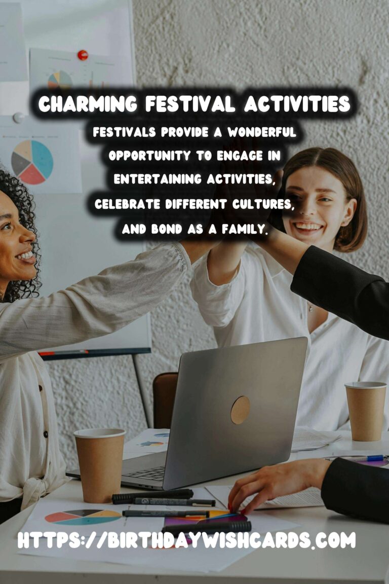 Charming Festival Activities for Families to Try This Year