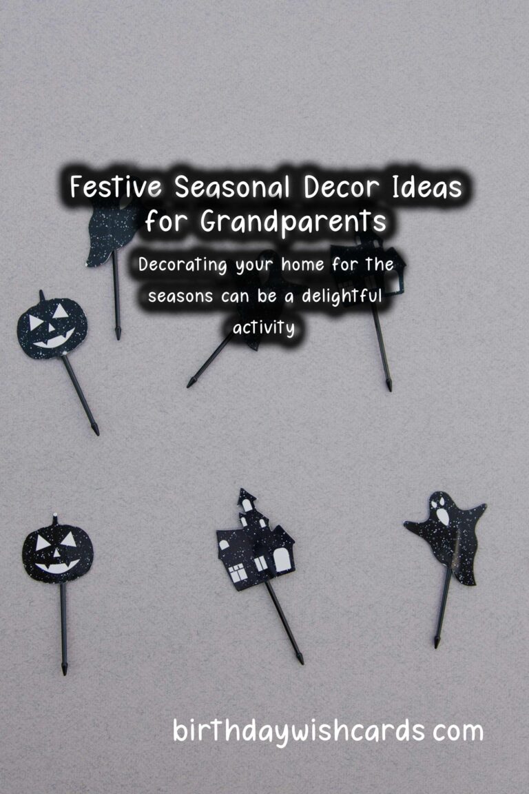 Charming Seasonal Decor Ideas for Grandparents
