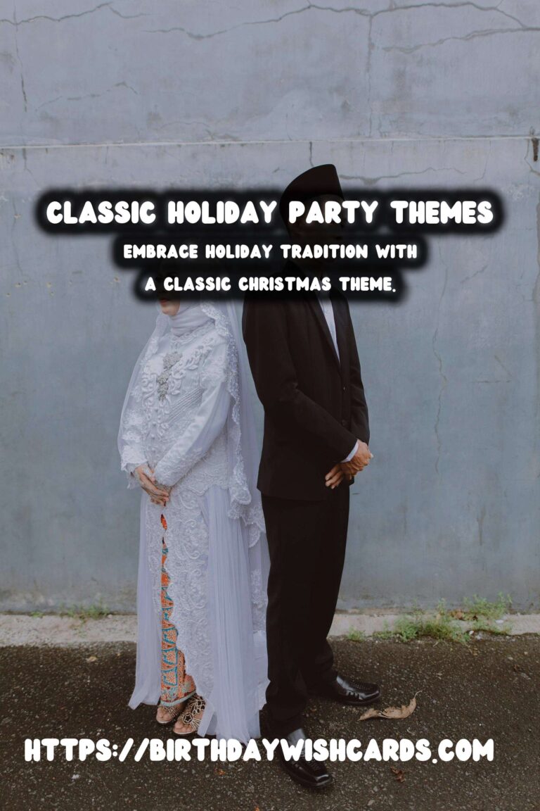 Classic Holiday Party Themes For Lasting Impressions