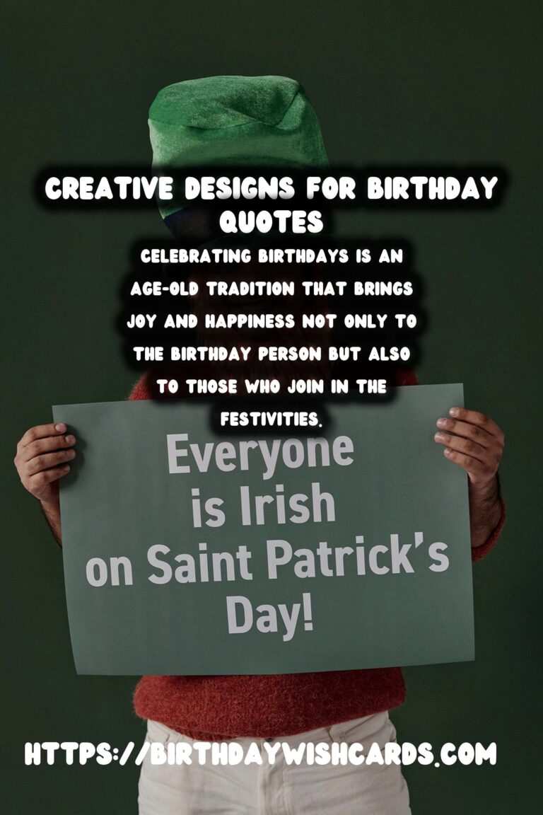 Classic Ways to Design Birthday Quotes