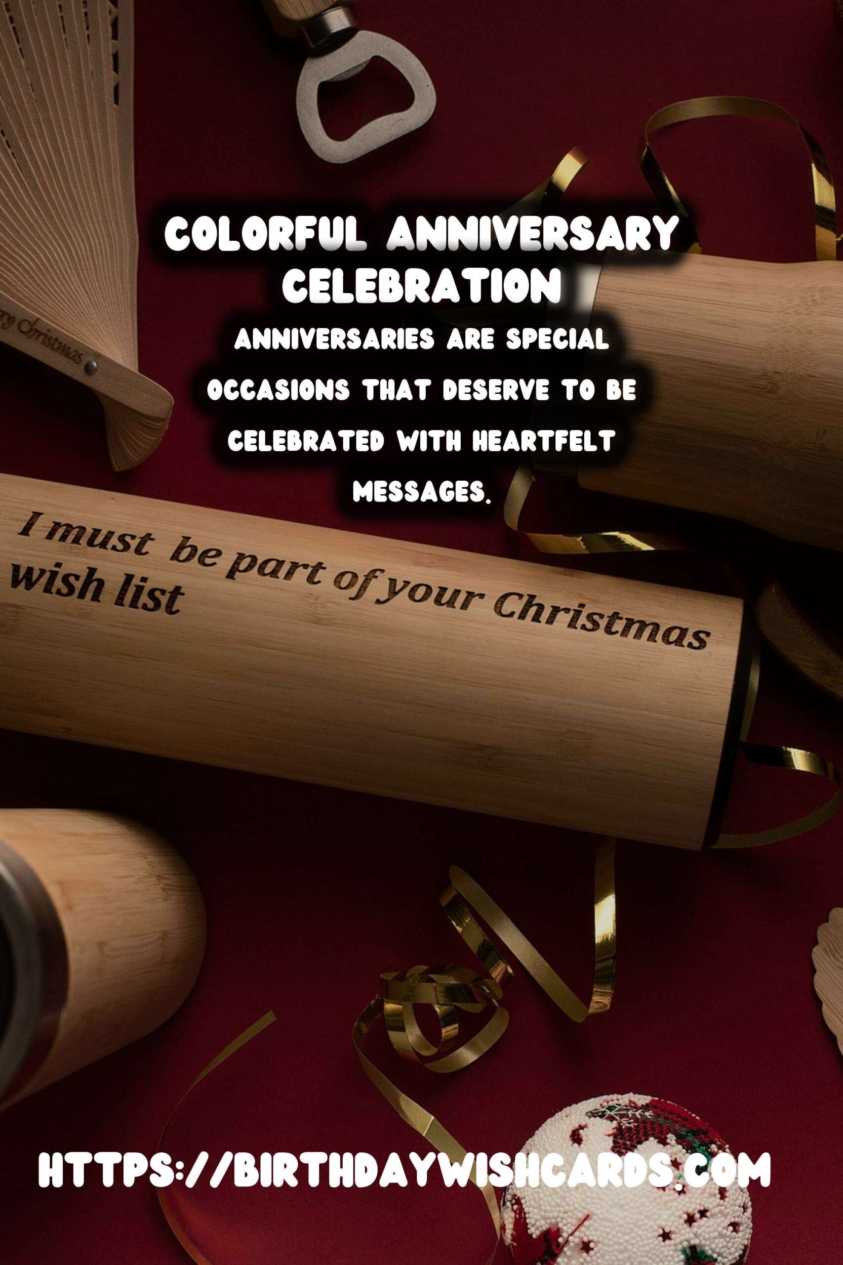 Colorful Ways to Plan Anniversary Messages