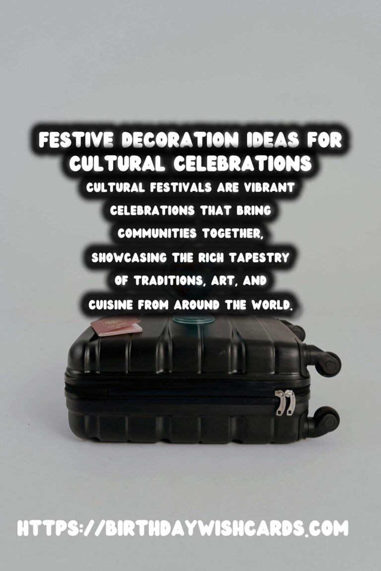 Colorful Ways to Prepare Cultural Festival Inspiration