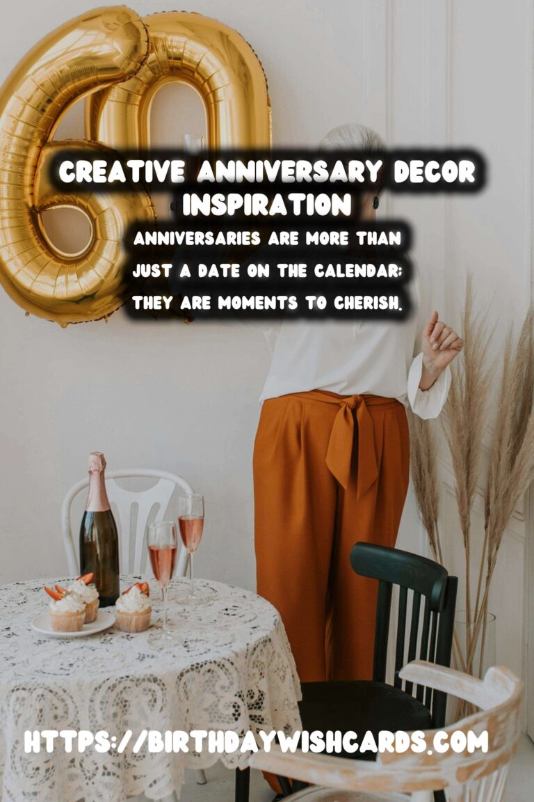 Creative Anniversary Decoration Ideas For Social Media
