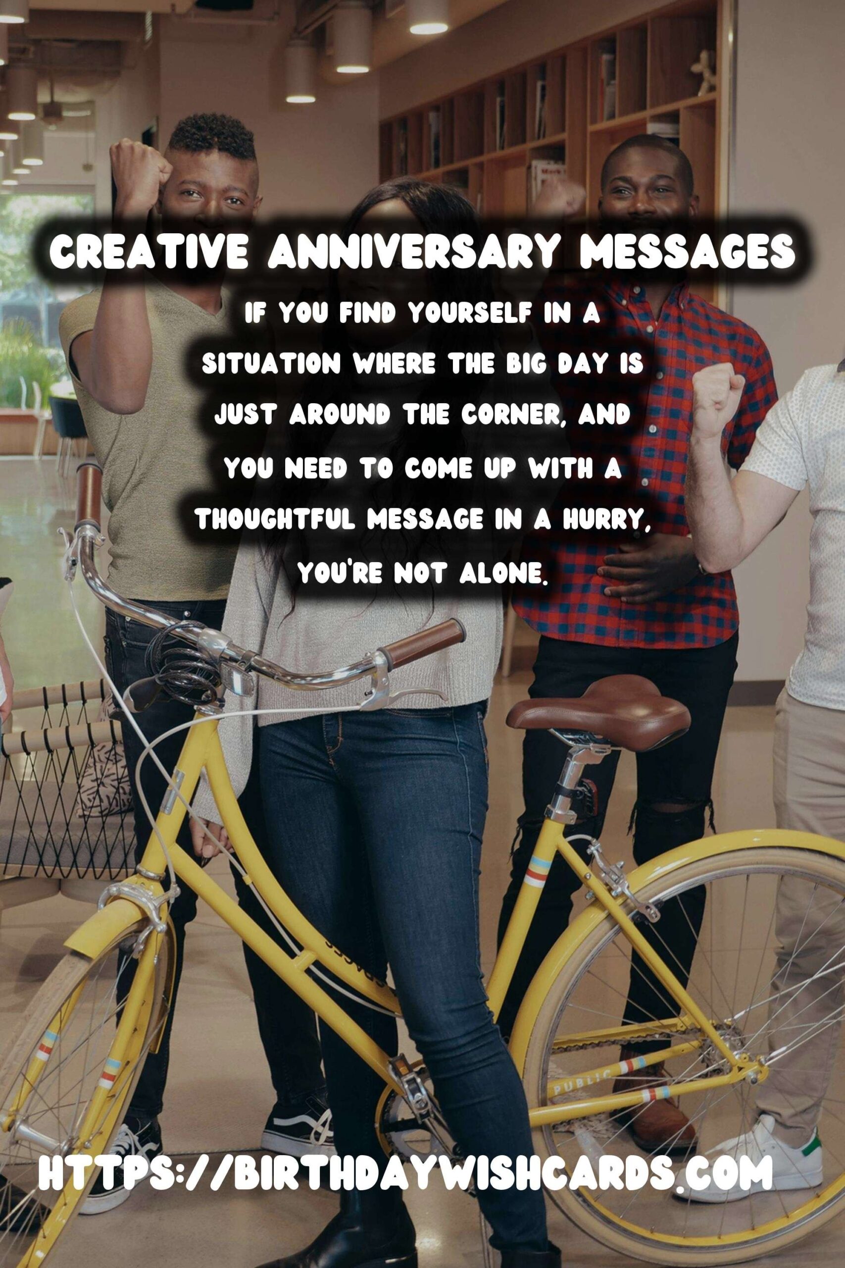 Creative Anniversary Messages For Last-Minute Planning