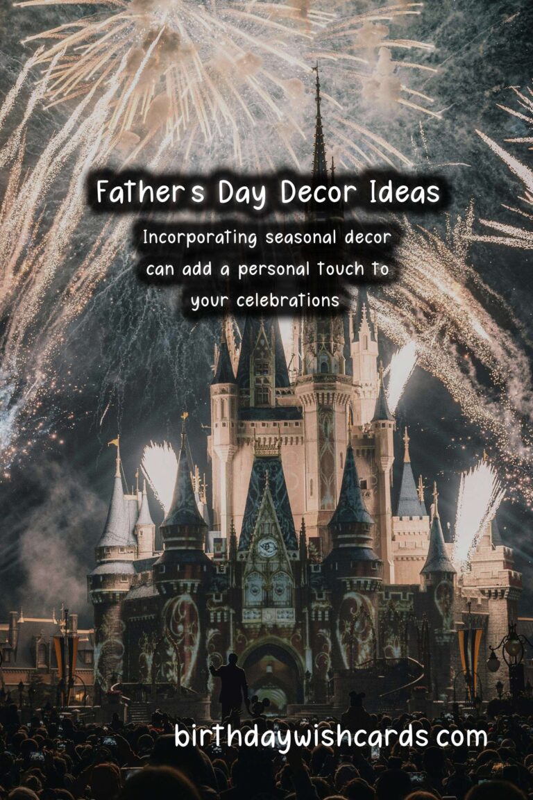 Creative Seasonal Decor Ideas for Father’s Day