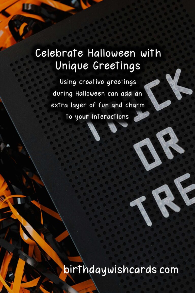 Creative Ways to Say Happy Halloween
