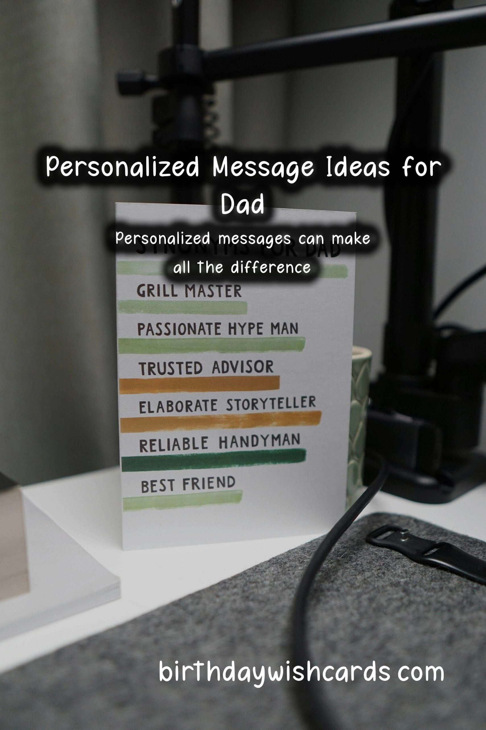 Creative and Heartfelt Personalized Message Ideas for Dad