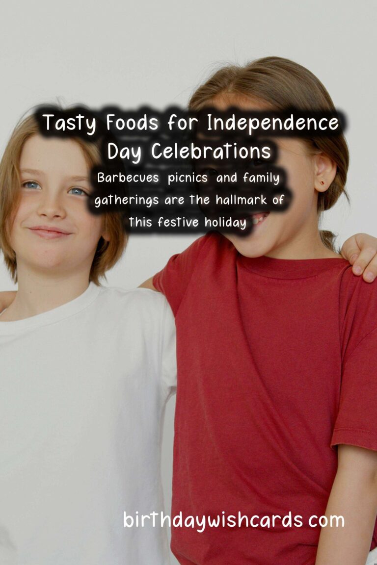 Delicious Foods Associated with Independence Day