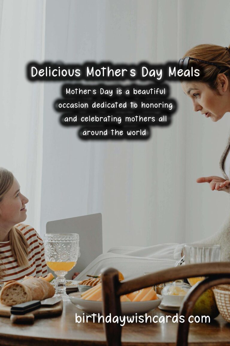 Delicious Foods Associated with Mother’s Day