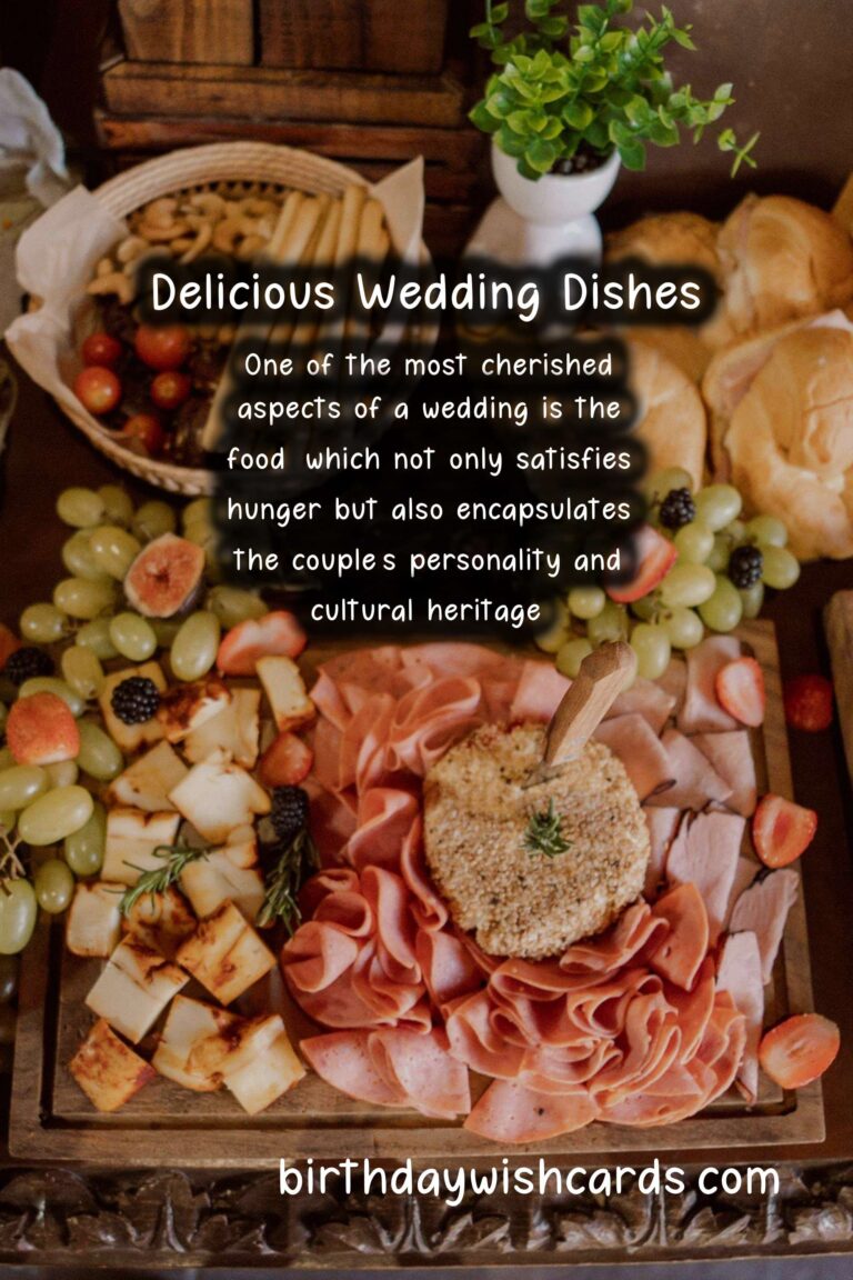 Delicious Foods Associated with Weddings: A Culinary Celebration