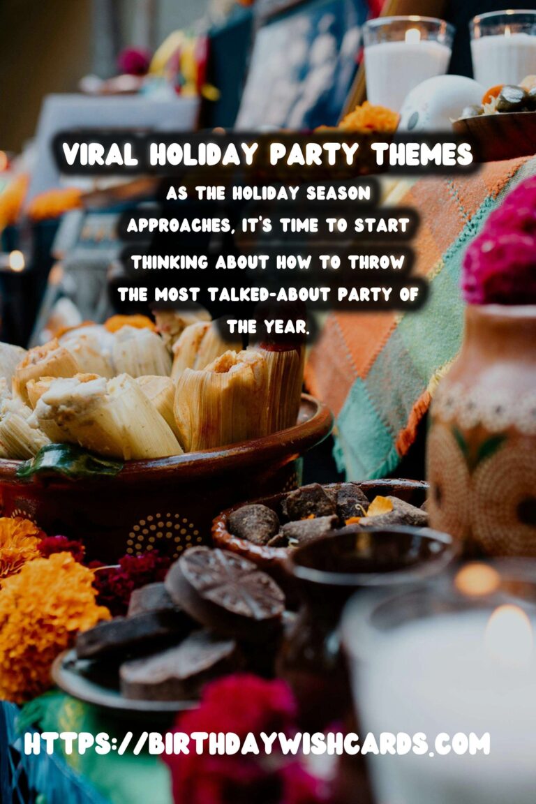 Dynamic Holiday Party Themes That Go Viral