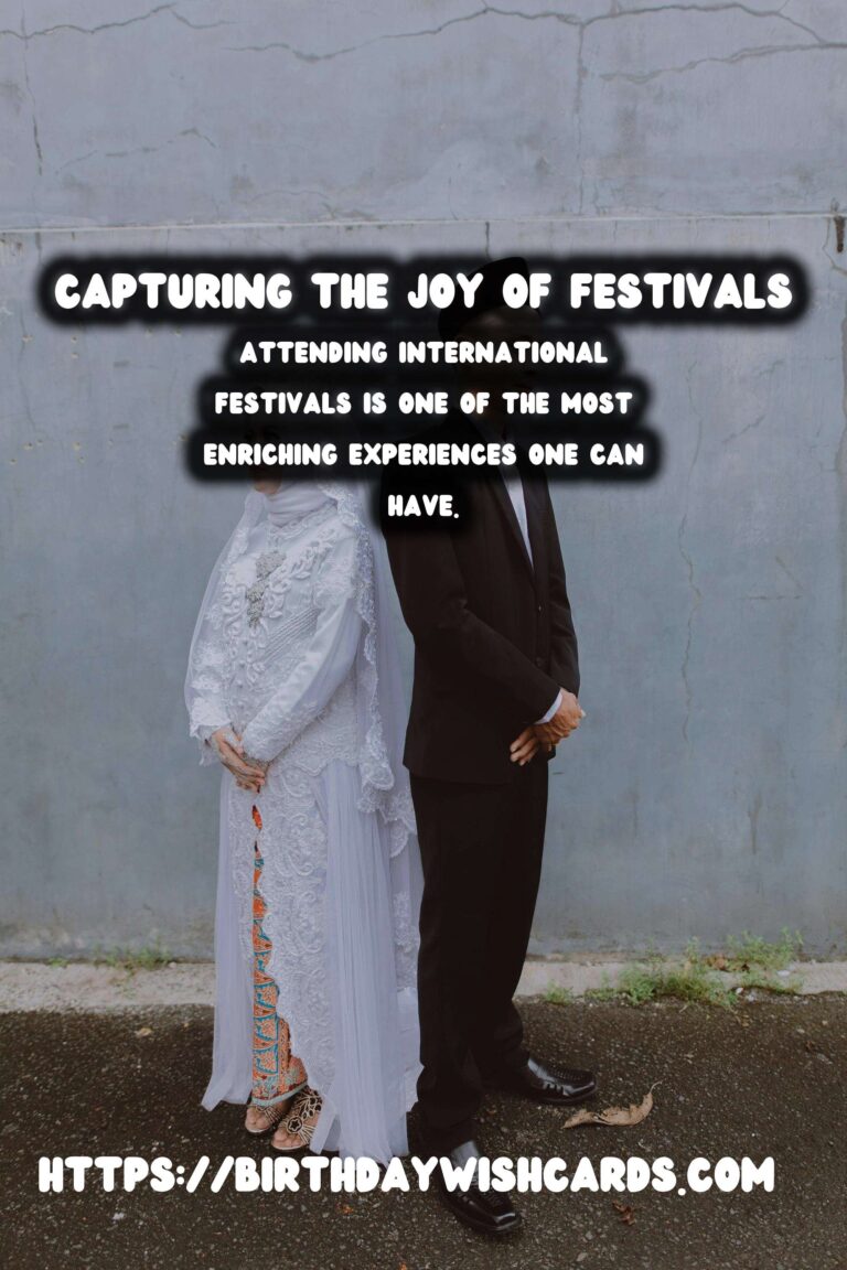 Effortless International Festival Guides That Capture the Moment