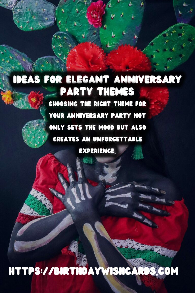 Elegant Anniversary Party Themes For Social Media
