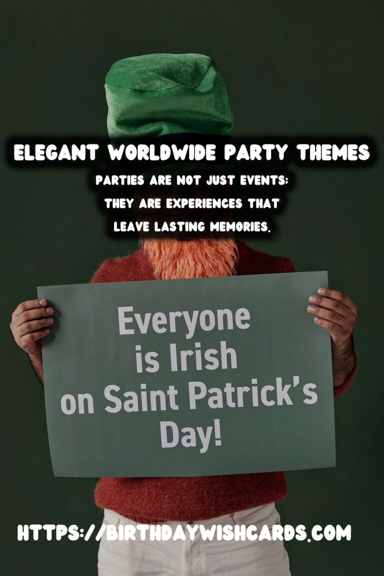Elegant Worldwide Party Themes That Capture the Moment