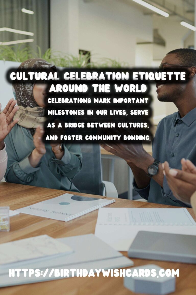 Enriching Celebration Etiquette Around the World That Will Wow Your Guests