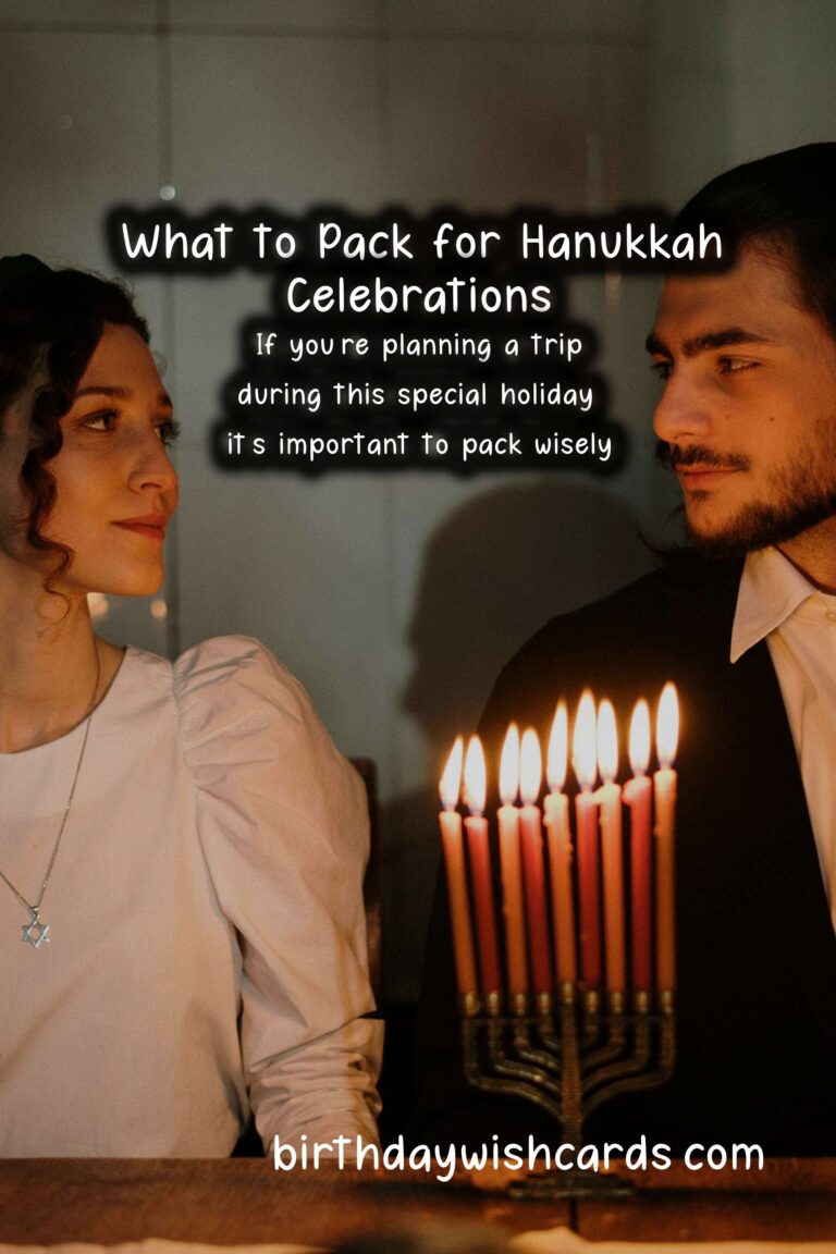 Essential Packing List for Your Hanukkah Trips