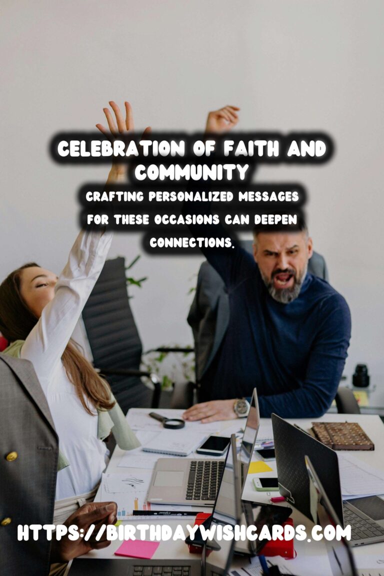 Essential Ways to Customize Faith Celebration Messages