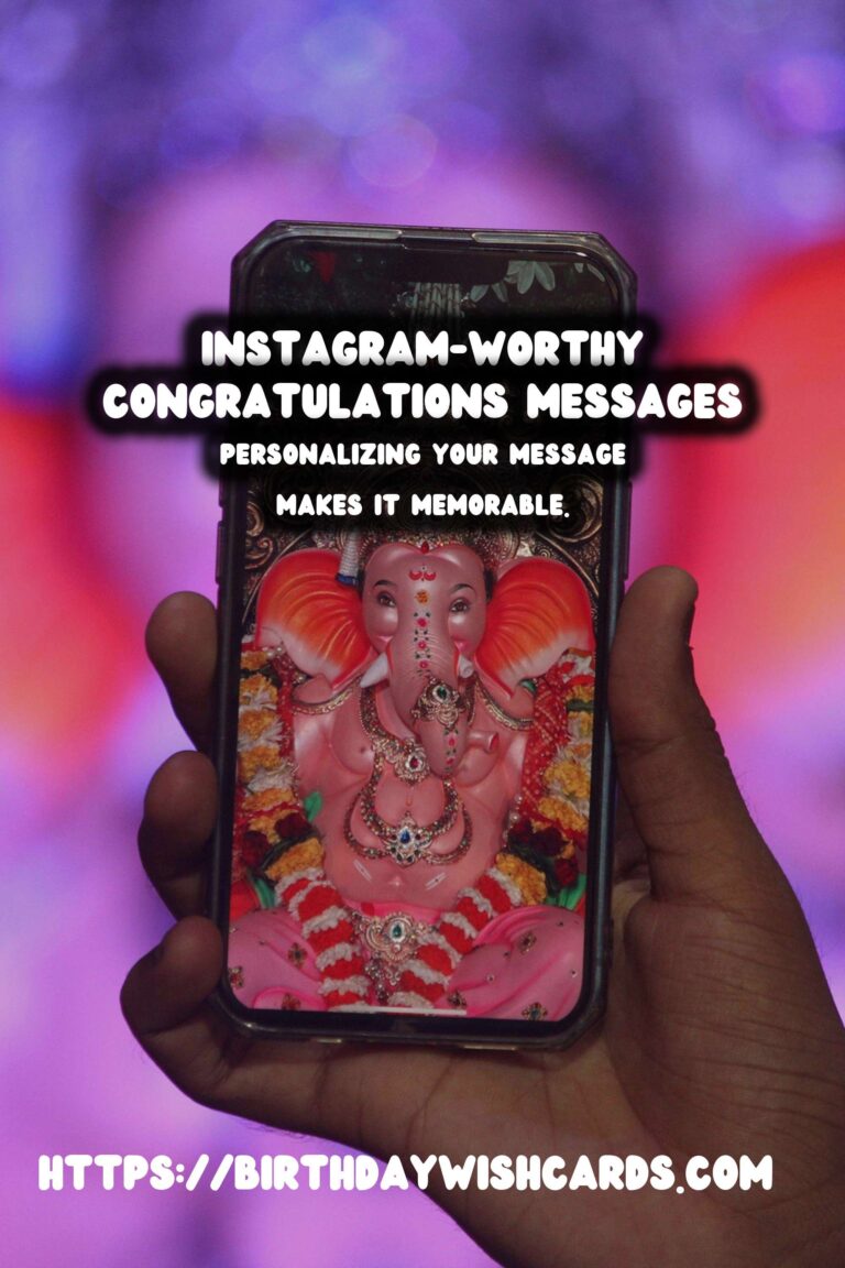 Expert Tips for Crafting Instagram-Worthy Congratulations Messages