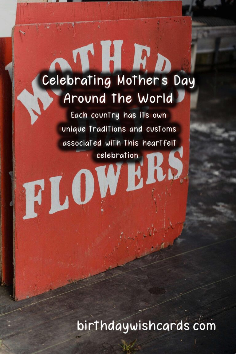 Exploring Mother’s Day in Different Countries