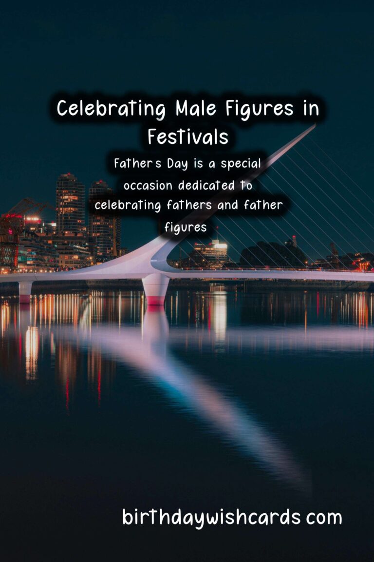 Famous Festivals Celebrating Male Figures: Similar to Father’s Day