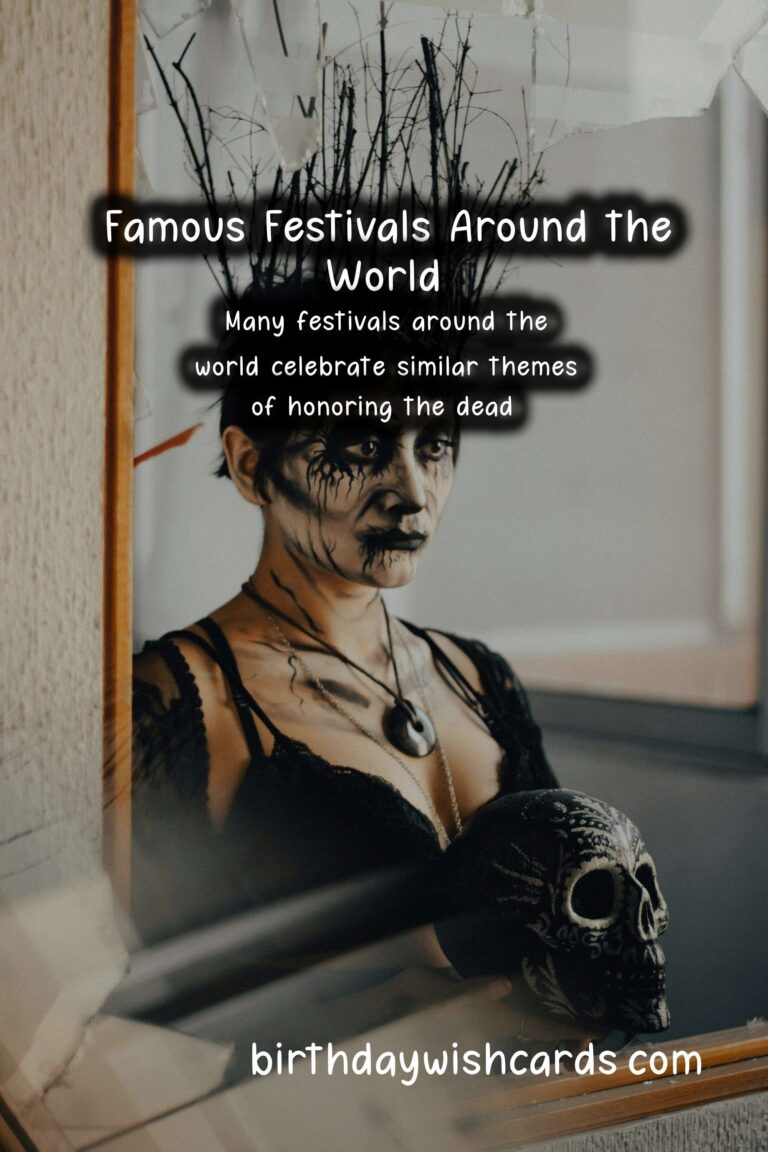 Famous Festivals Similar to Halloween